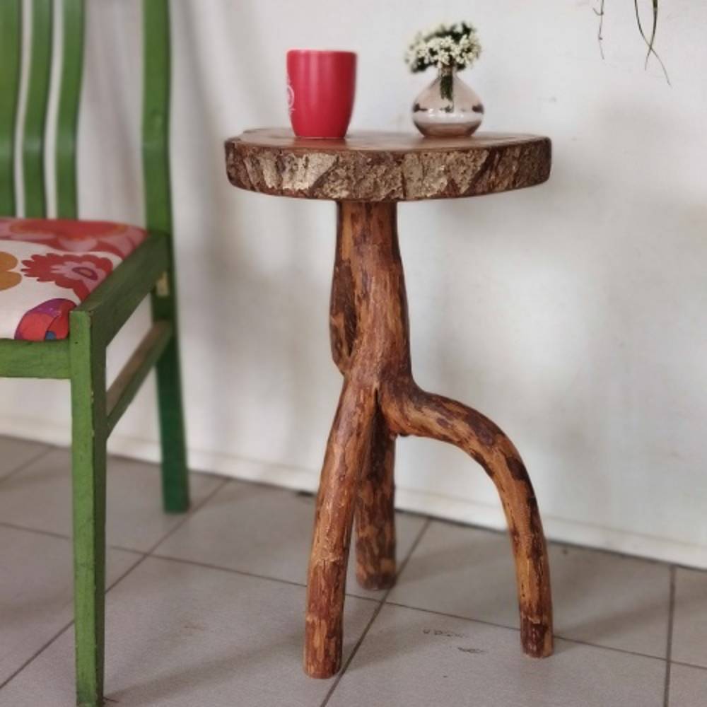 Doğal Ağaç Ceviz Sehpa K2458