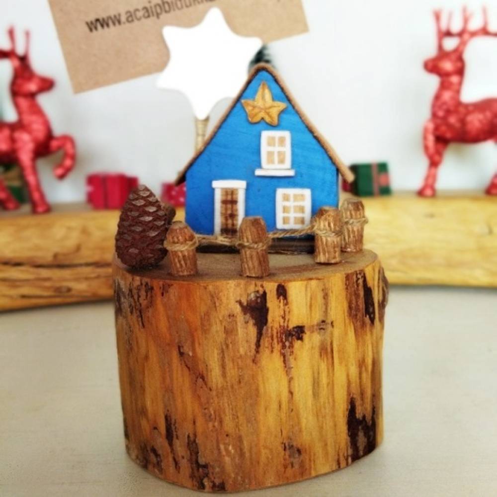 Ağaç Evli Doğal Ağaç Not Tutucu K2167