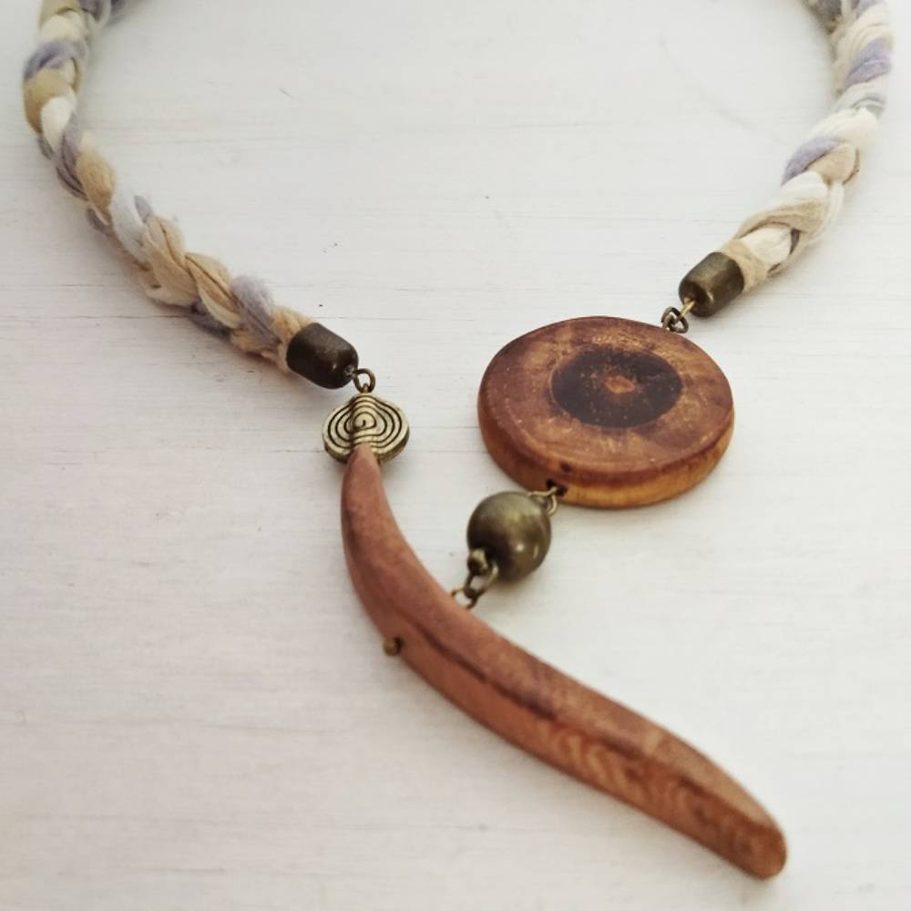 Doğal Ağaç Kolye K2610